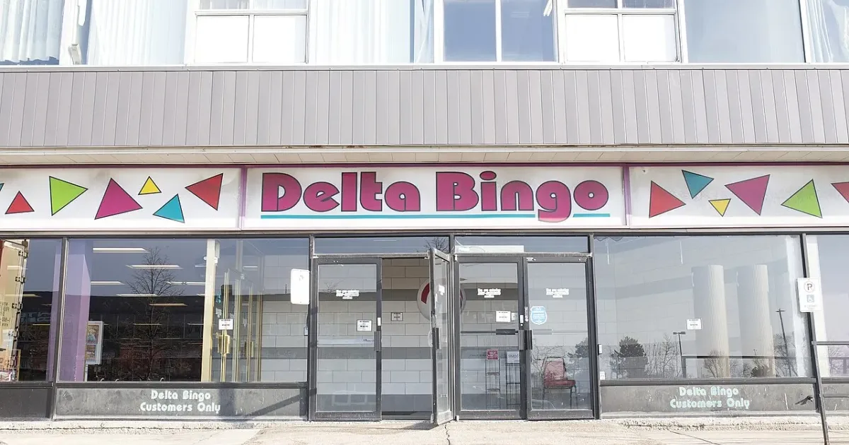 Front entrance of Delta Bingo and Gaming