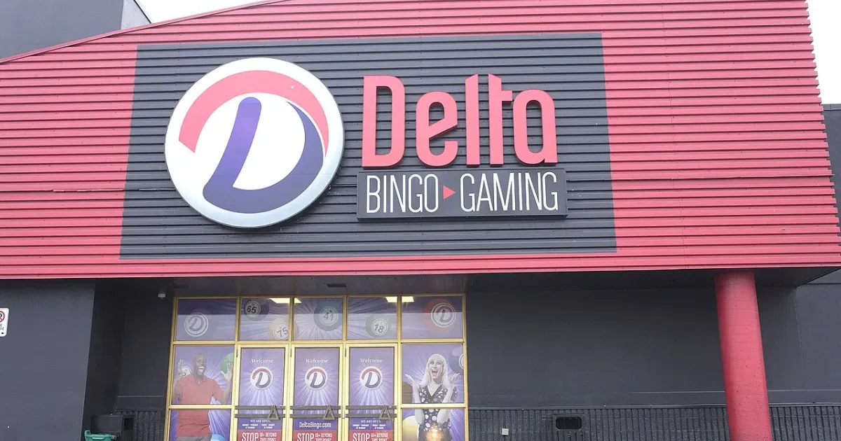 Delta Bingo and Gaming at night in Pickering