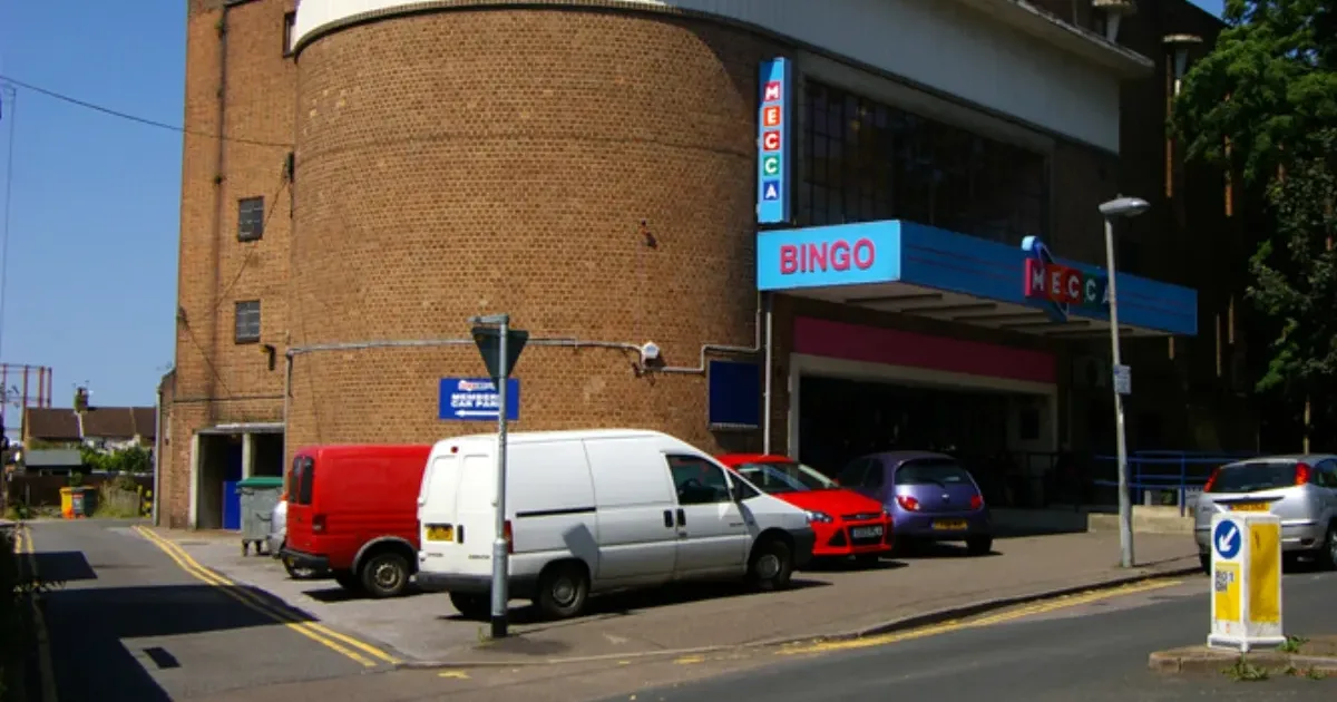 Mecca Bingo hall building exterior